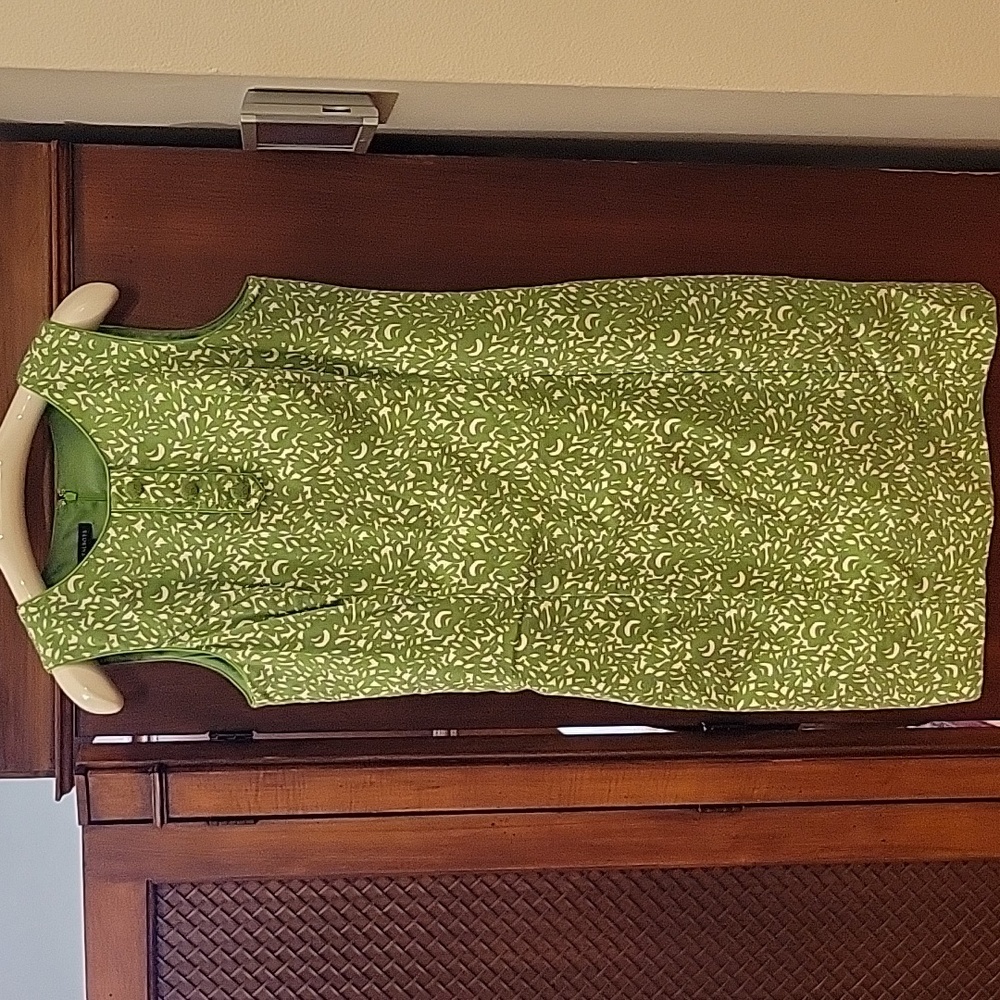 Talbots Green Sheath Mini Dress for Wedding Guests